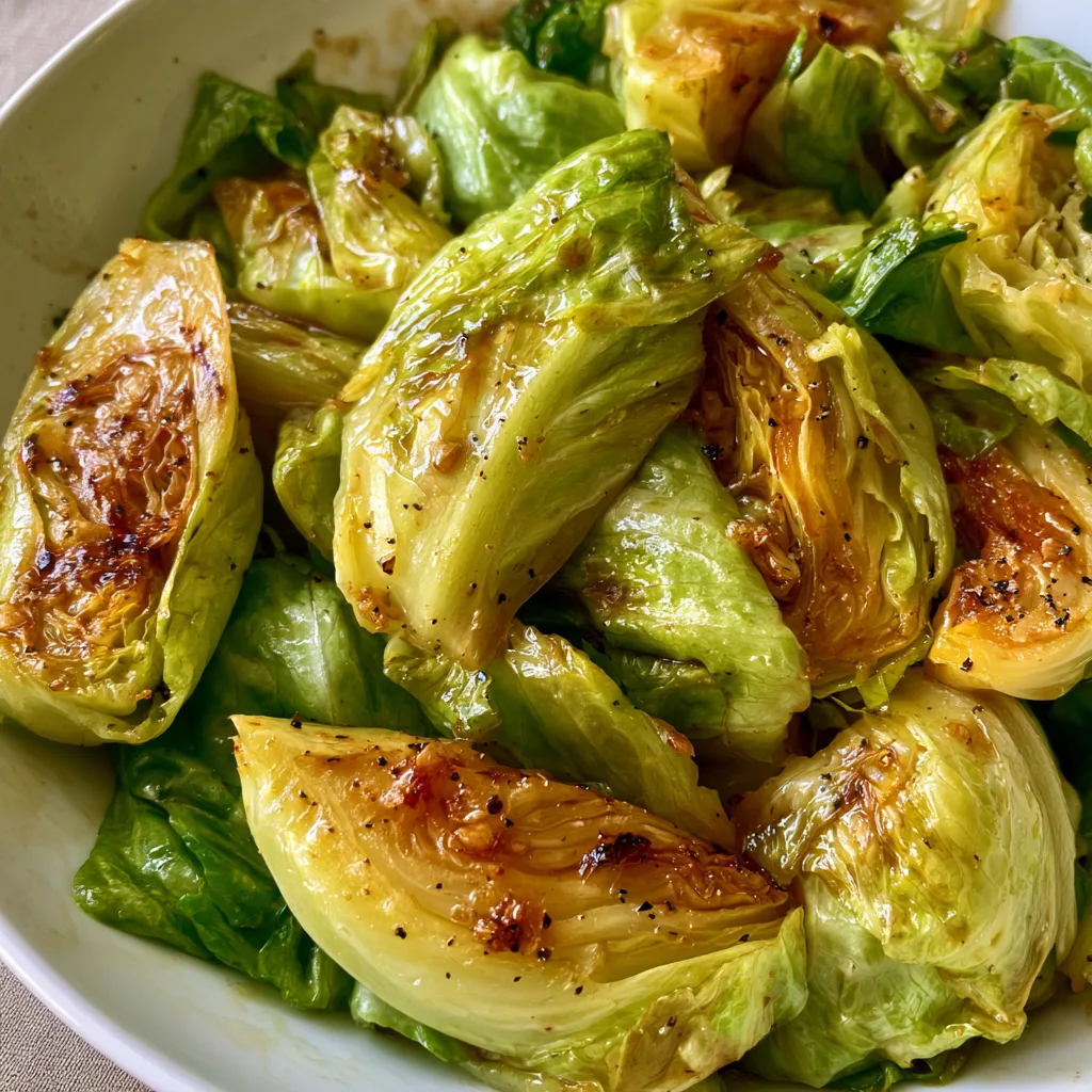 Garlic Butter Fried Cabbage