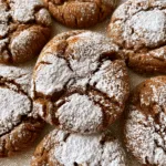 Gingerbread Crinkle Cookies