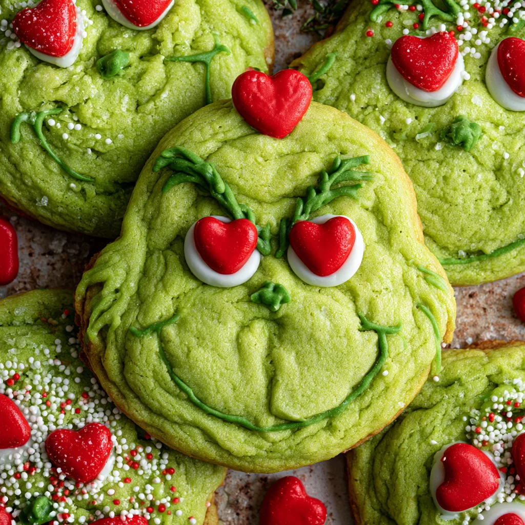 Grinch Christmas Cookies