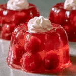 High-Protein Raspberry Gelatin Cups