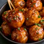 Honey Garlic Cocktail Meatballs
