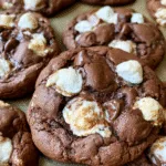 Hot Chocolate Marshmallow Cookies