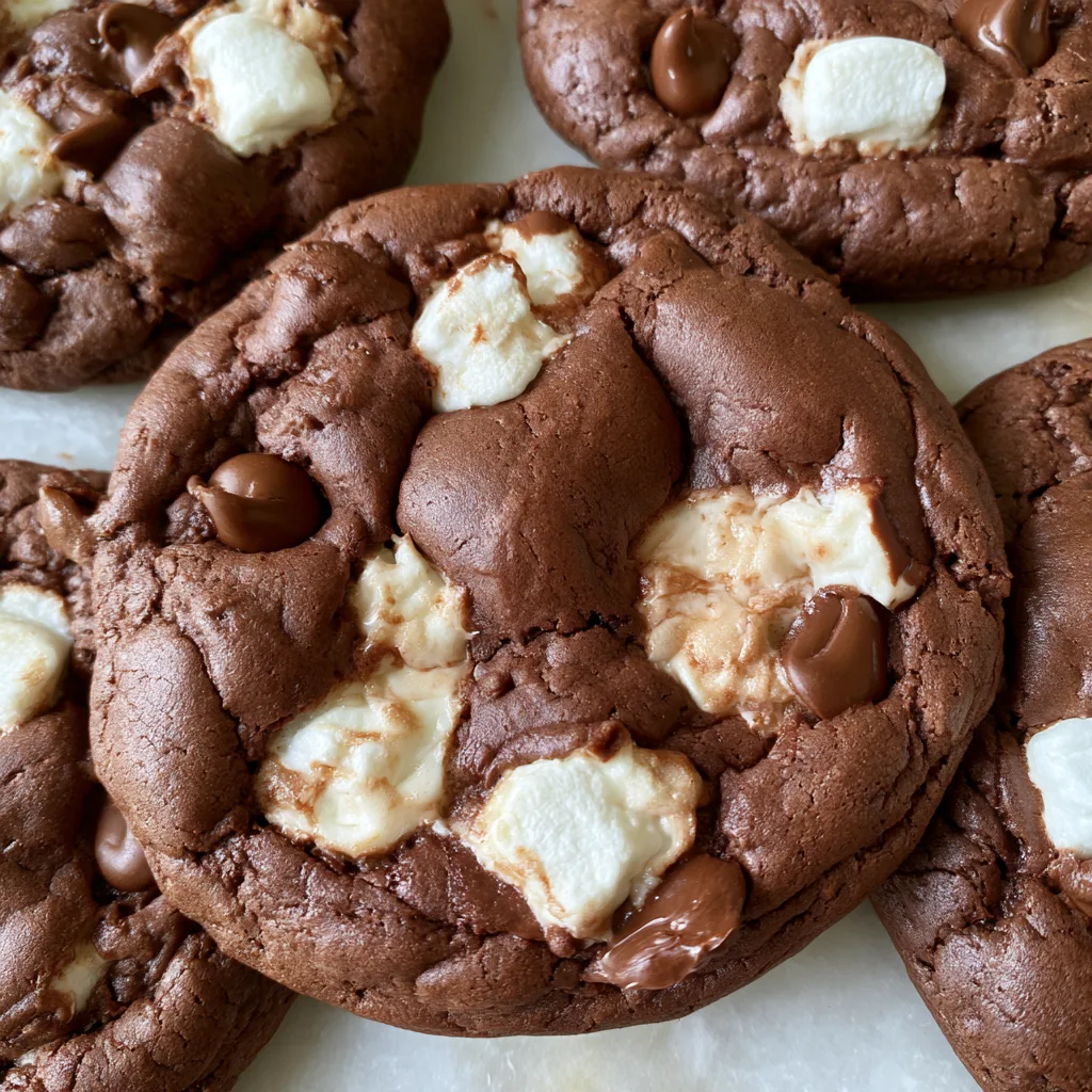 Hot Cocoa Marshmallow Cookies