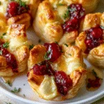 Hot Honey Cranberry Brie Bites