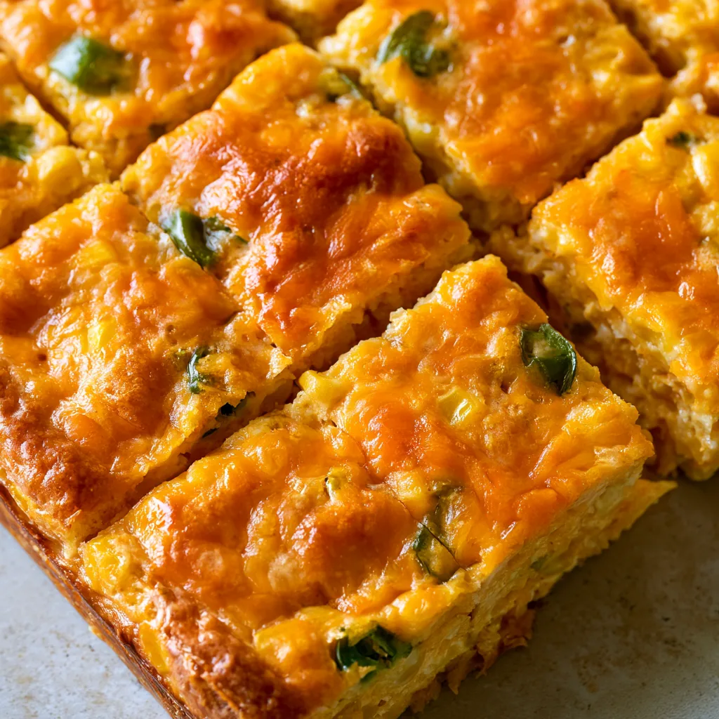 Jalapeño Cheddar Corn Casserole