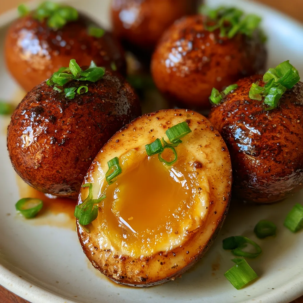 Korean Soy Sauce Marinated Eggs