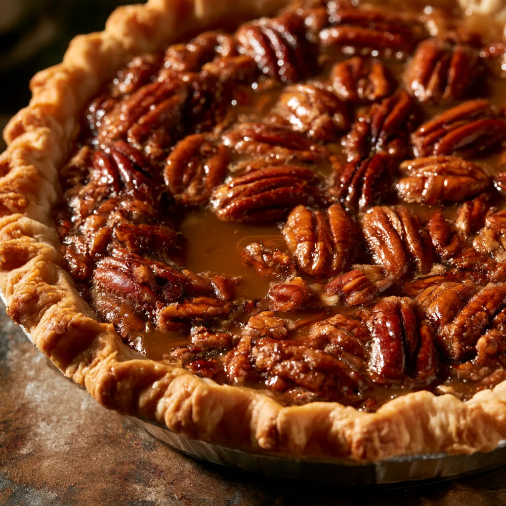Maple Bourbon Pecan Pie