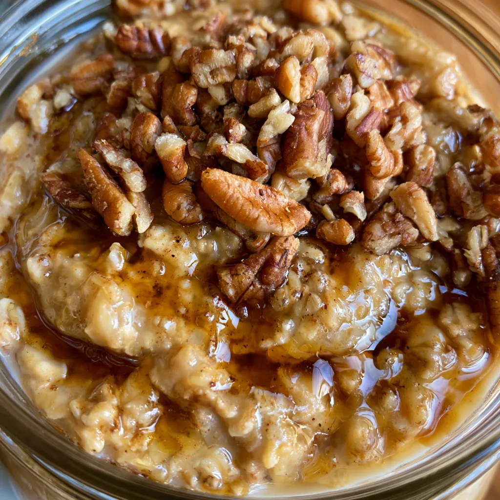 Maple Pecan Overnight Oats