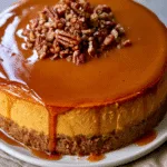 Maple Pecan Pumpkin Cheesecake for Thanksgiving