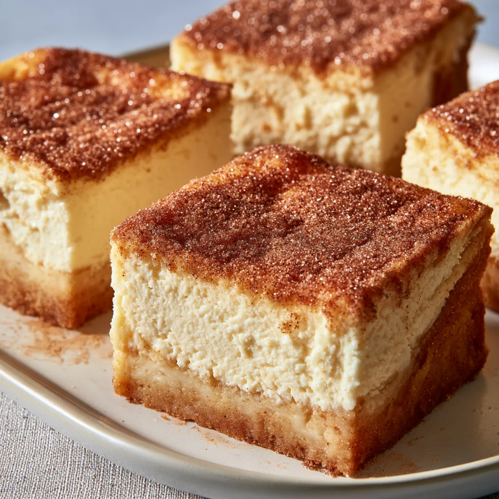Mexican Churro Cheesecake Bars: A Creamy Dessert