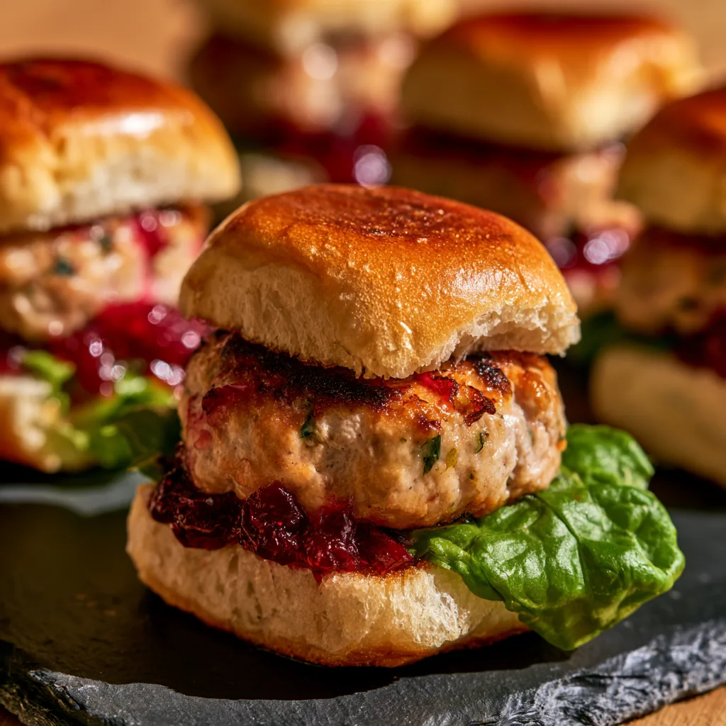 Mini Friendsgiving Turkey Sliders