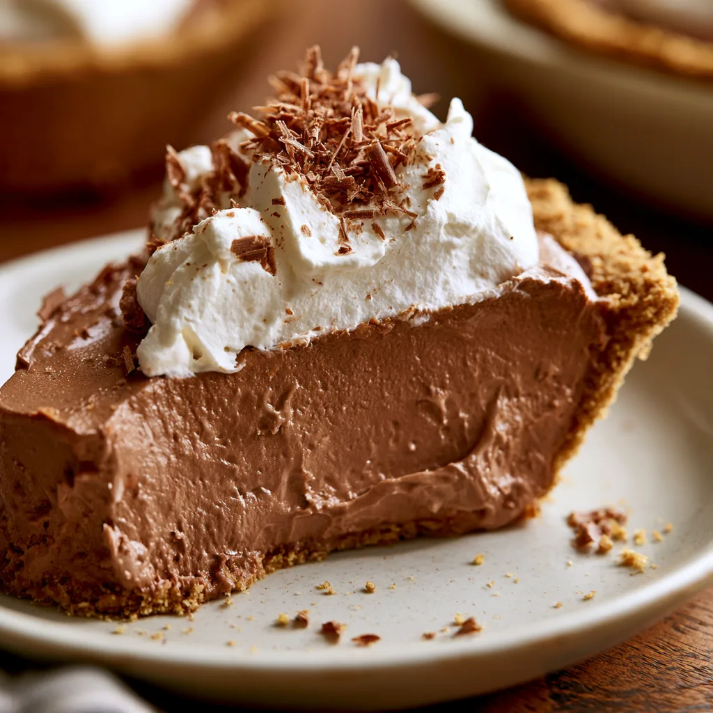 No-Bake Hot Chocolate Pie