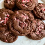 Peppermint Hot Chocolate Cookies