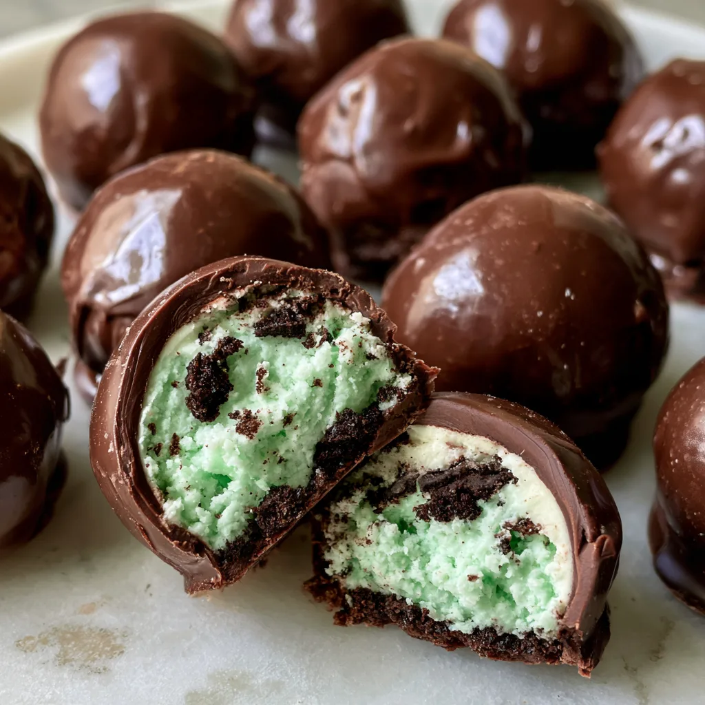 Peppermint Oreo Cheesecake Bites