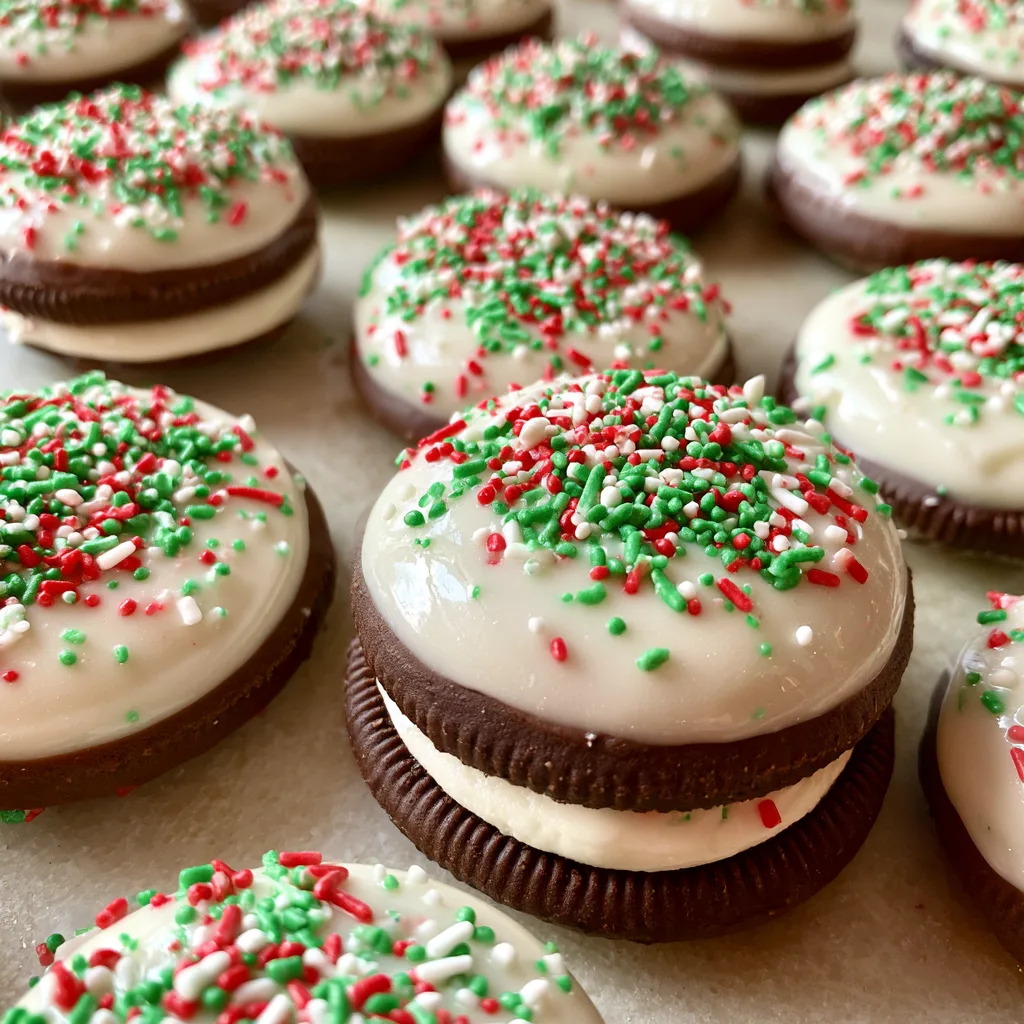 Peppermint Oreo Cookies