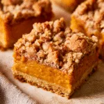 Pumpkin Pie Bars with Streusel Topping