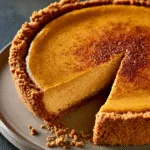 Pumpkin Pie with Graham Cracker Crust