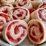 STRAWBERRY CREAM CHEESE PINWHEELS