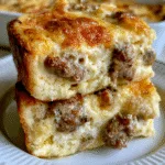 Sausage Cream Cheese Breakfast Casserole
