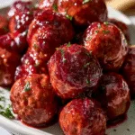 Slow Cooker Cranberry Meatballs