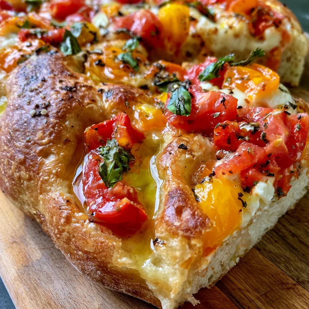 Sourdough Focaccia Pizza