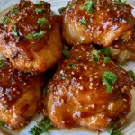 Sticky Asian Chicken Thighs