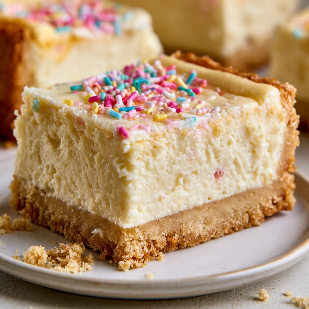 Sugar Cookie Cheesecake Bars