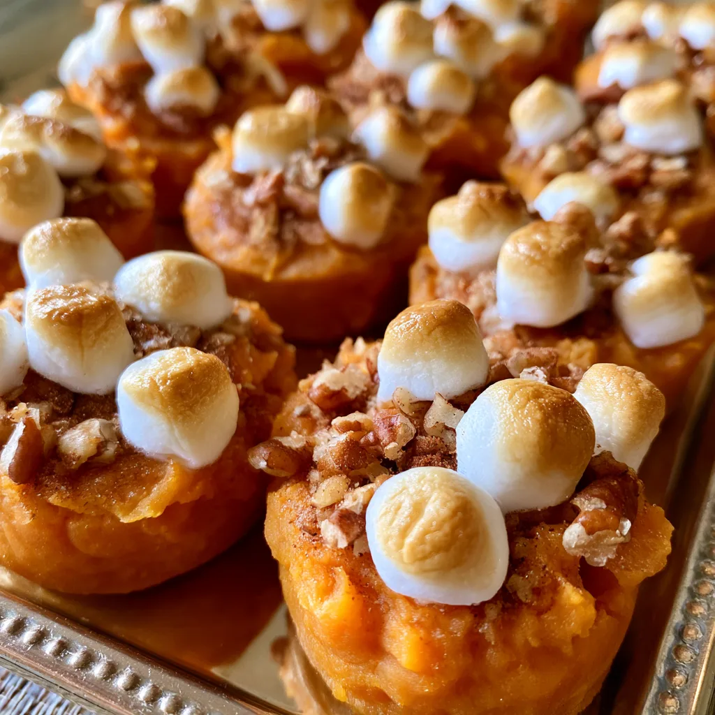 Sweet Potato Casserole Bites