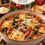 Tuscan Ravioli Soup (Comforting Fall & Winter Soup)