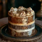 Vintage Capricorn Birthday Cake