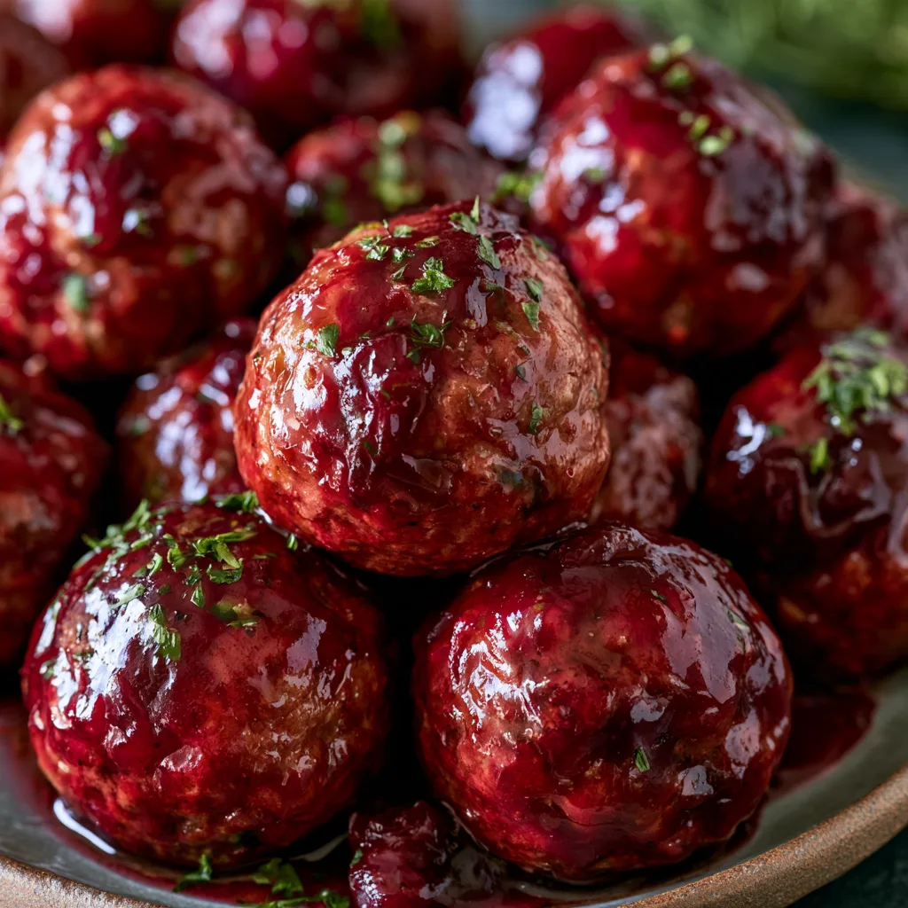 cranberry sauce meatballs