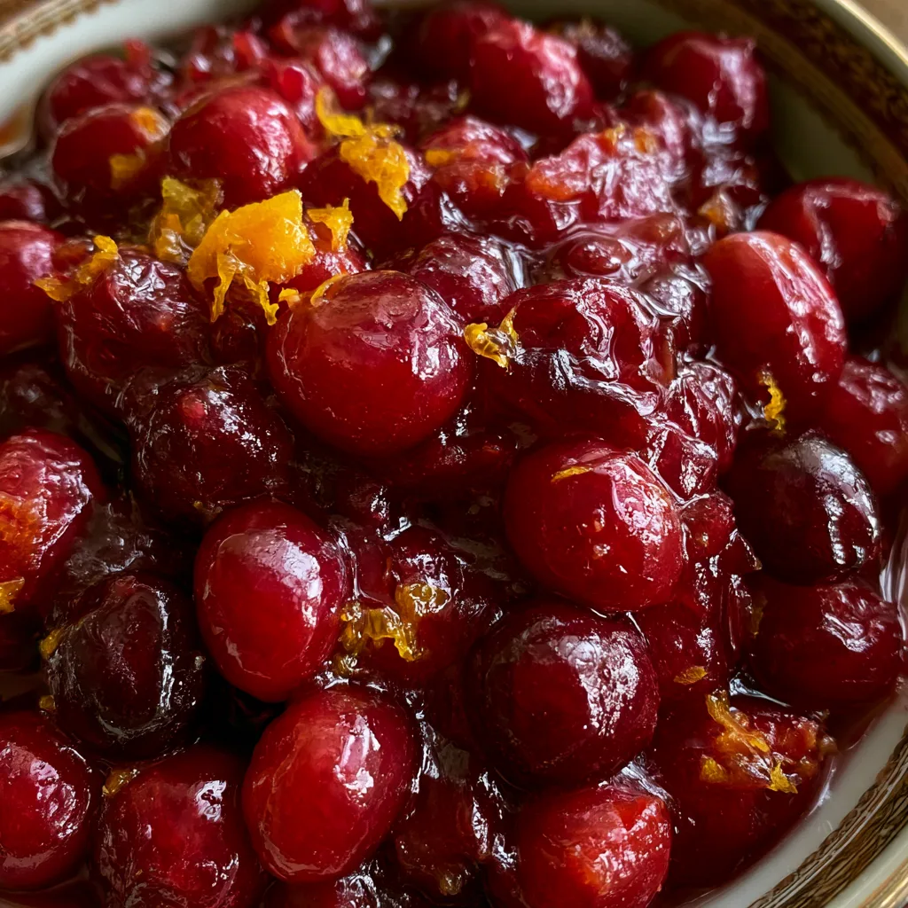 cranberry sauce with orange