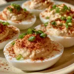 deviled eggs with cream cheese