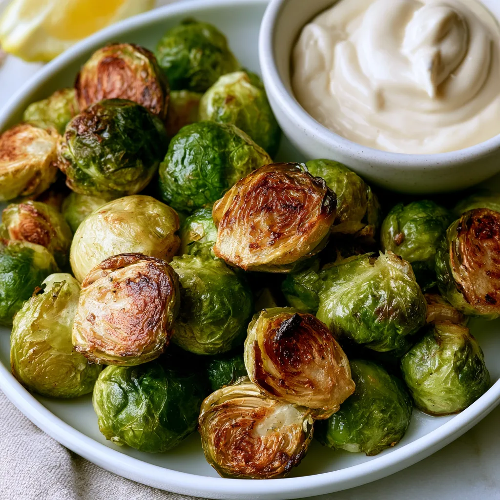 dipping sauce for brussel sprouts garlic aioli