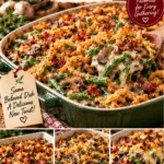 green bean casserole recipes with bacon and mushrooms