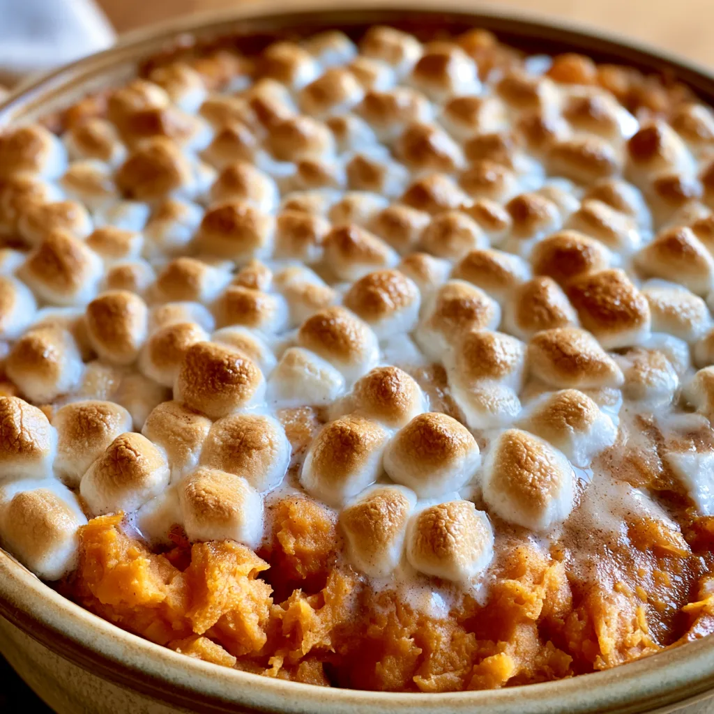 sweet potato casserole with marshmallows canned yams recipes