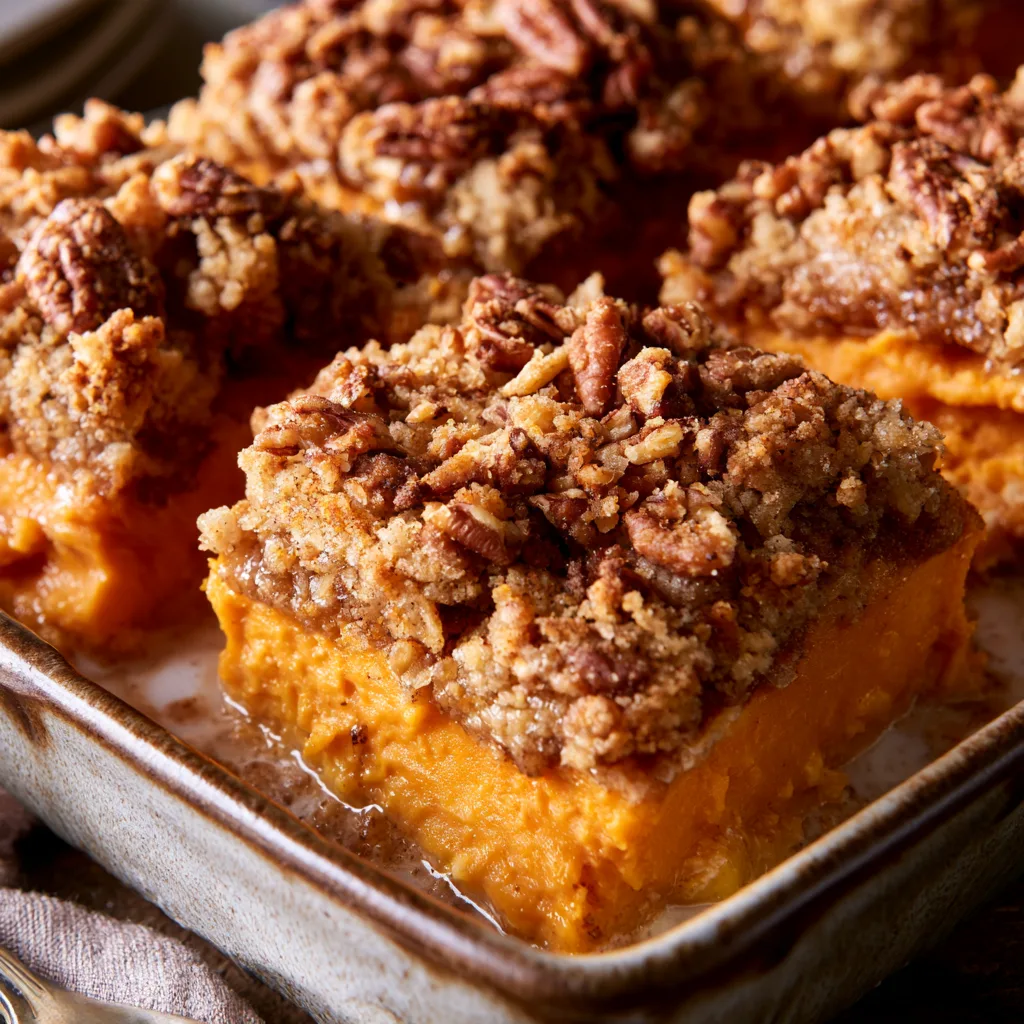 sweet potato casserole with streusel